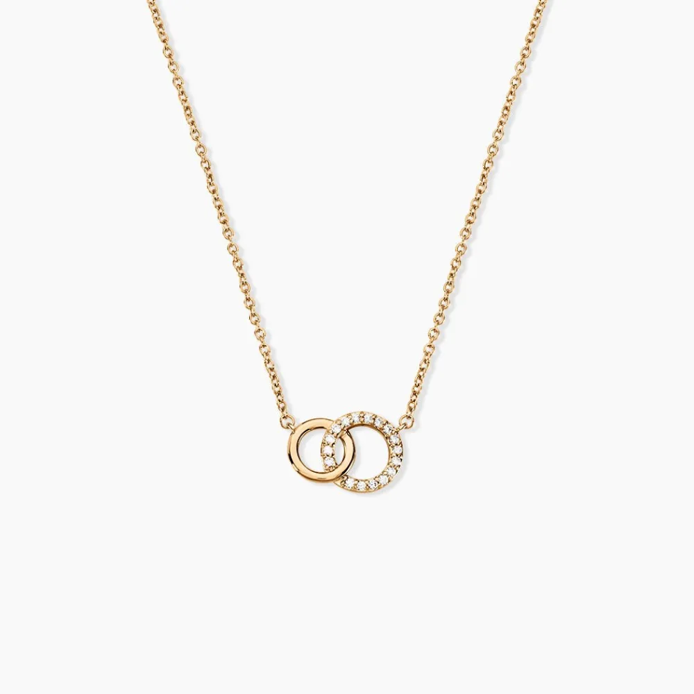 Collier Poeae Plaqué Or Jaune Oxyde De Zirconium|Marc Orian Sale
