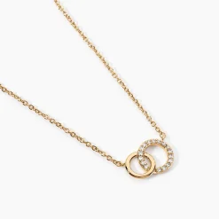 Collier Poeae Plaqué Or Jaune Oxyde De Zirconium|Marc Orian Sale