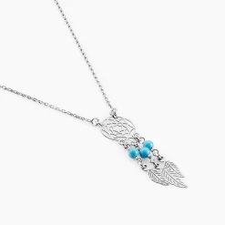 Collier Poehei Argent Blanc Cristaux De Swarovski|Marc Orian Clearance