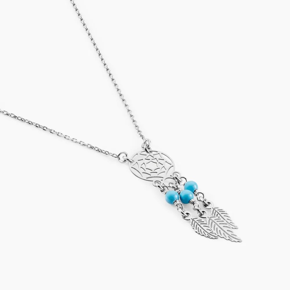Collier Poehei Argent Blanc Cristaux De Swarovski|Marc Orian Clearance
