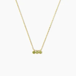 Collier Poem Argent Jaune Péridot|Marc Orian Clearance
