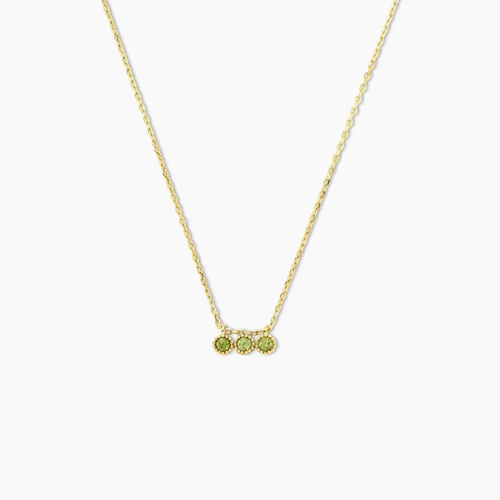 Collier Poem Argent Jaune Péridot|Marc Orian Clearance