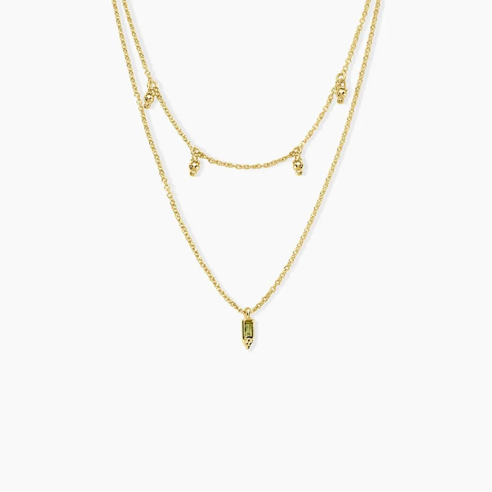 Collier Poem Argent Jaune Péridot|Marc Orian Best