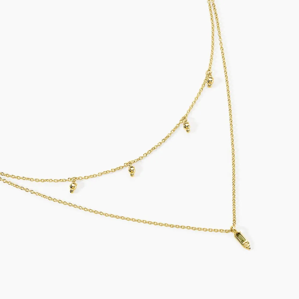 Collier Poem Argent Jaune Péridot|Marc Orian Best