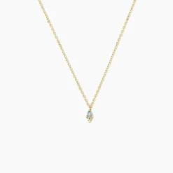 Collier Poem Argent Jaune Topaze Oxyde De Zirconium|Marc Orian Discount