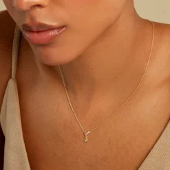 Collier Poem Argent Jaune Topaze Oxyde De Zirconium|Marc Orian New
