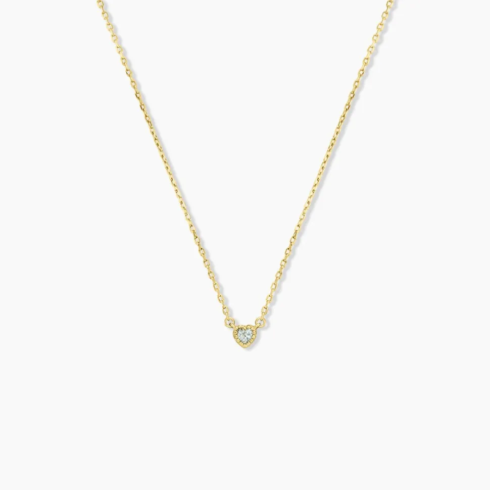 Collier Poem Argent Jaune Topaze Bleu Sky