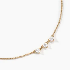 Collier Poésie Rosée Plaque Or Jaune Oxyde De Zirconium|Marc Orian Sale
