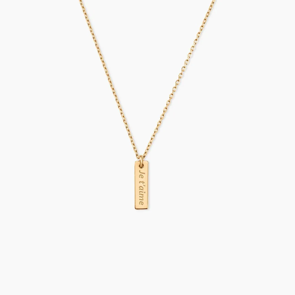Collier Promesse Plaqué Or Jaune|Marc Orian Outlet