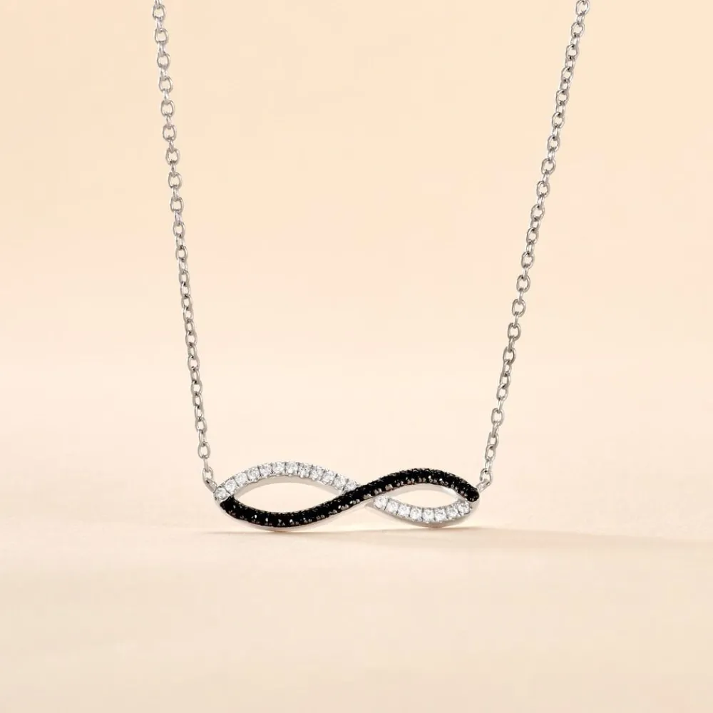 Collier Prudentia Argent Blanc Oxyde De Zirconium|Marc Orian Best