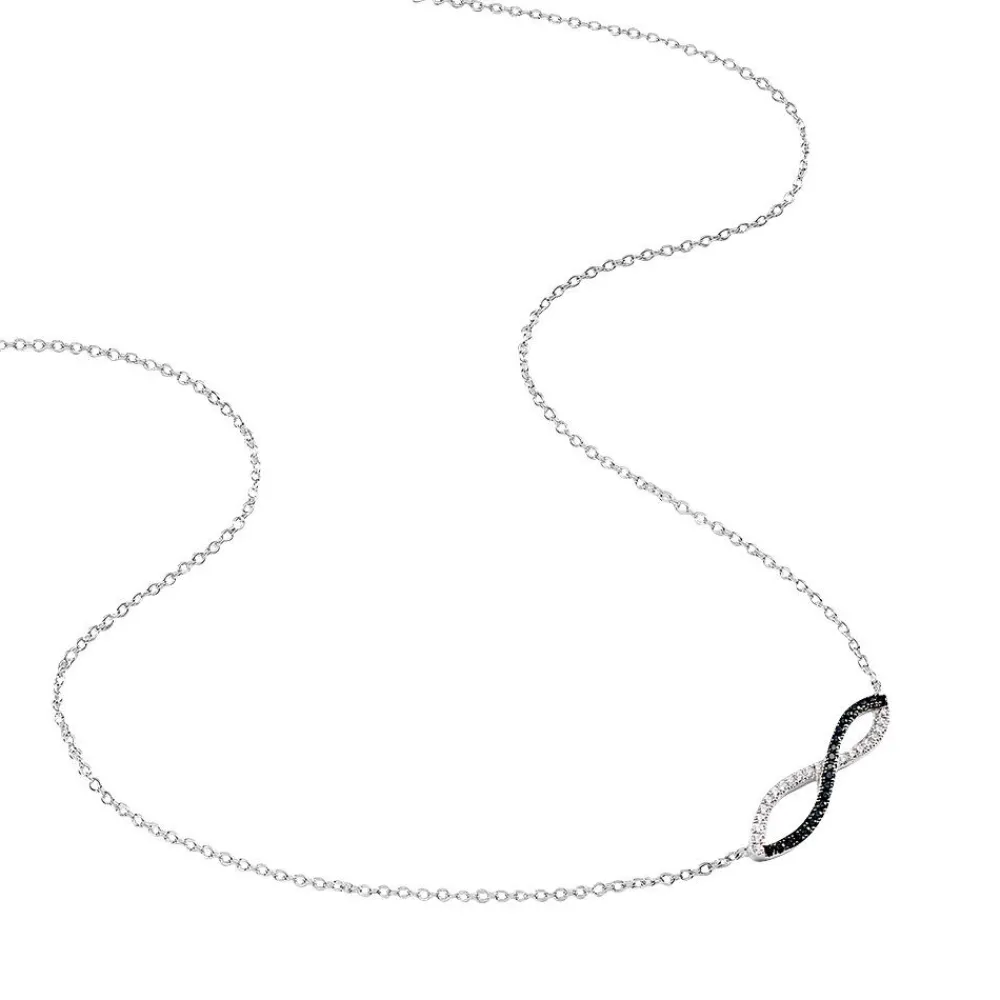Collier Prudentia Argent Blanc Oxyde De Zirconium|Marc Orian Best