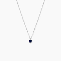 Collier Querida Argent Blanc Oxyde De Zirconium