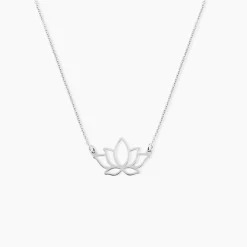 Collier Raia Argent Blanc