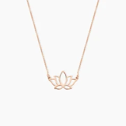 Collier Raia Argent Rose