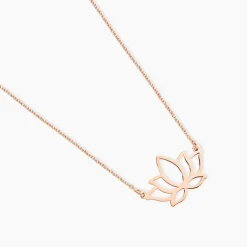 Collier Raia Argent Rose