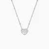 Collier Raimond Argent Blanc Oxyde De Zirconium