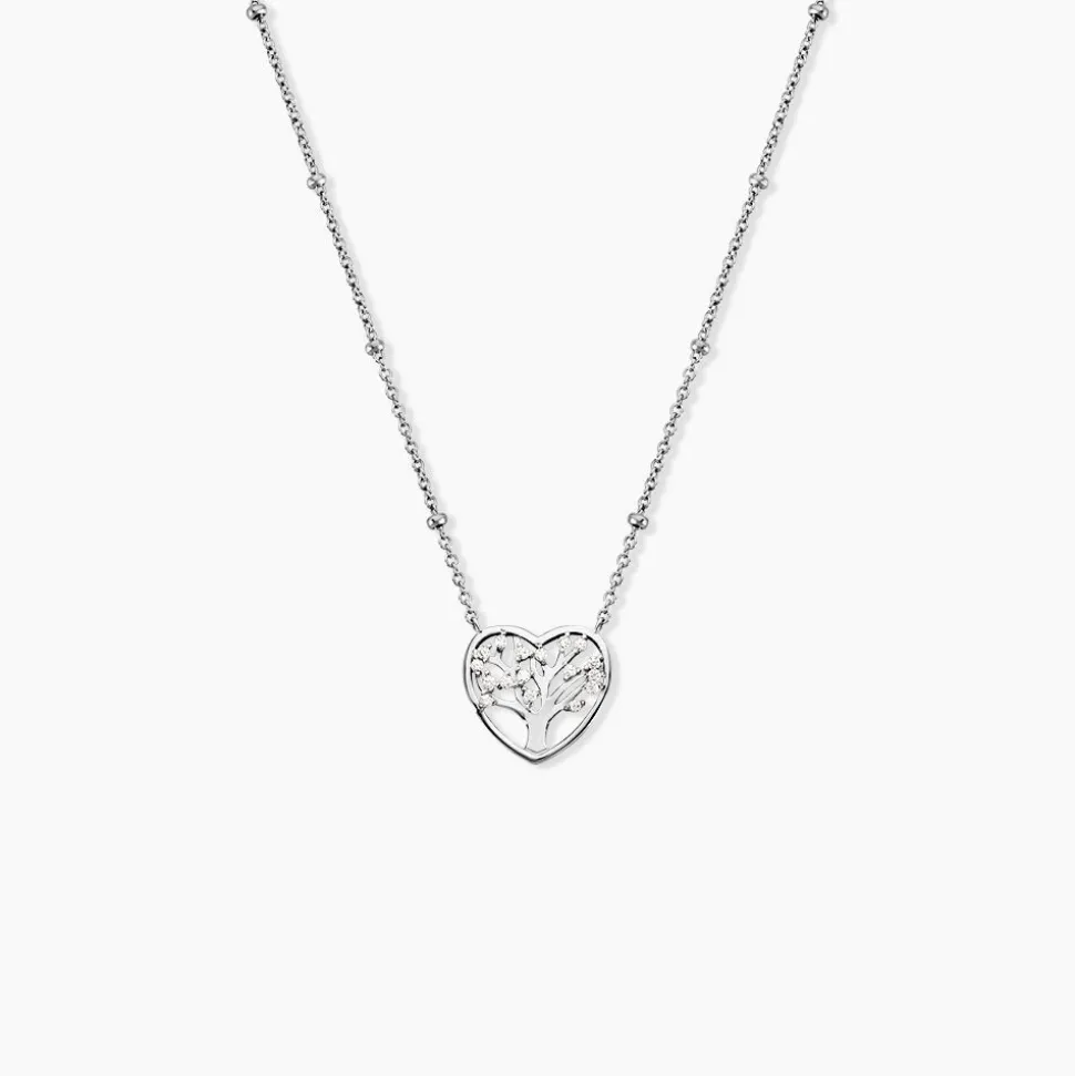 Collier Raimond Argent Blanc Oxyde De Zirconium
