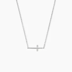 Collier Rayan Argent Blanc Oxyde De Zirconium|Marc Orian Best