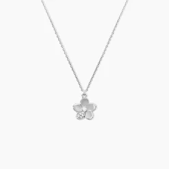 Collier Reem Argent Blanc Oxyde De Zirconium