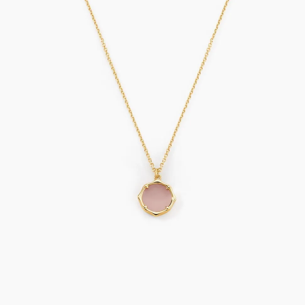 Collier Reflets Pop Or Jaune Calcédoine