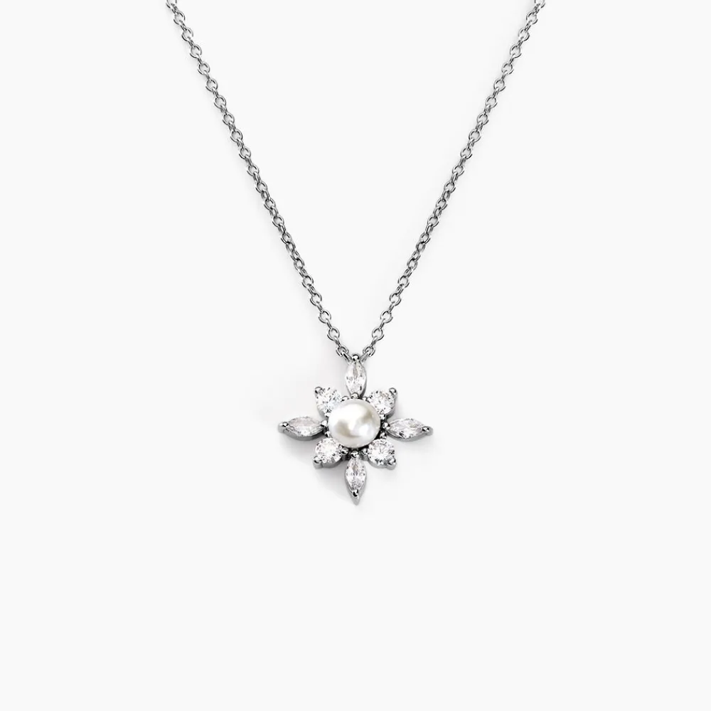 Collier Rhoda Argent Blanc Perle De Culture Oxyde De Zirconium|Marc Orian Clearance