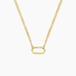 Collier Ria Acier Jaune