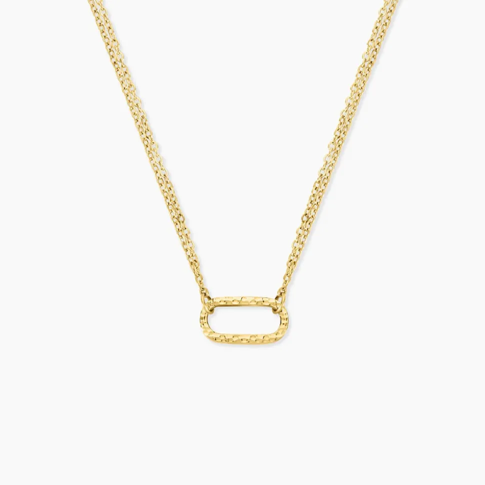 Collier Ria Acier Jaune
