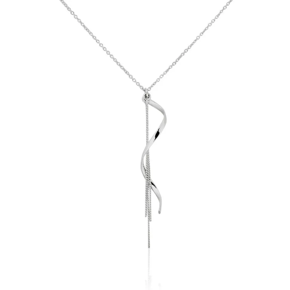 Collier Rizlaine Argent Blanc