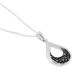Collier Romanne Or Blanc Diamant