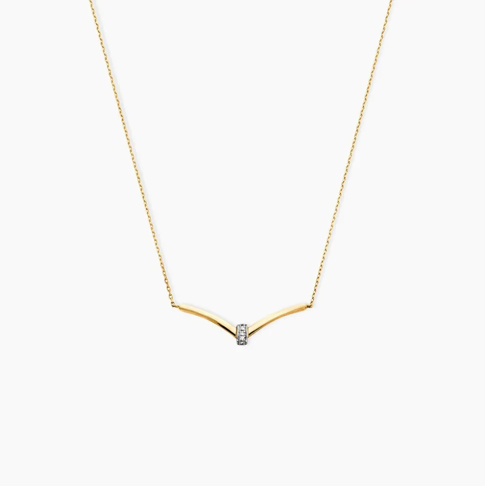 Collier Rosmerta Or Jaune Diamant