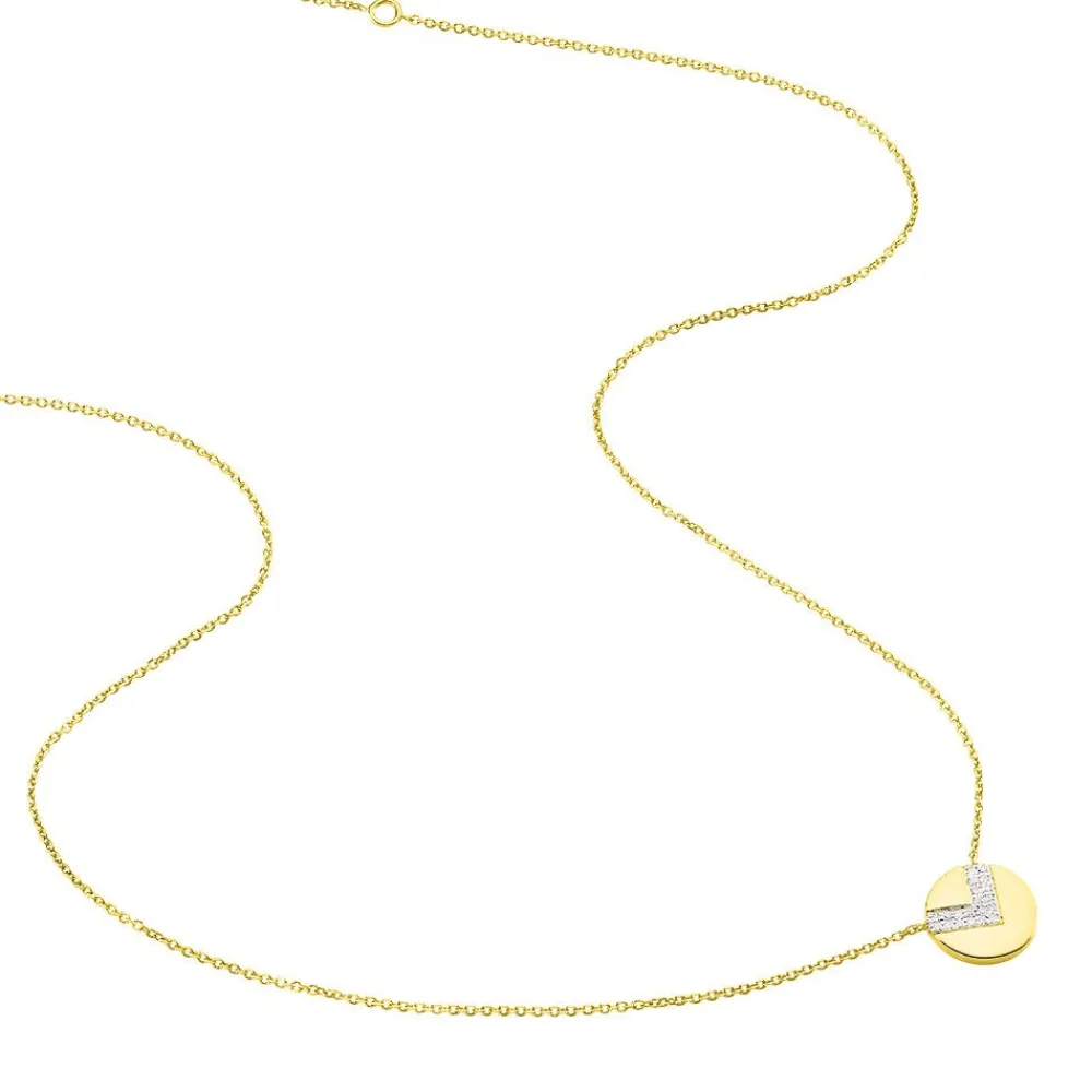 Collier Ruby Or Jaune Diamant|Marc Orian New