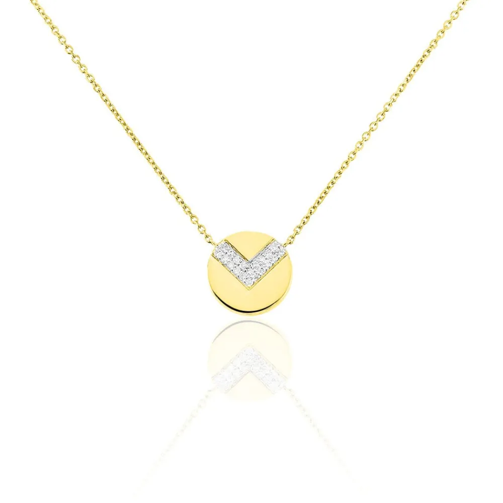 Collier Ruby Or Jaune Diamant|Marc Orian New