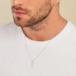Collier Ryan Or Blanc