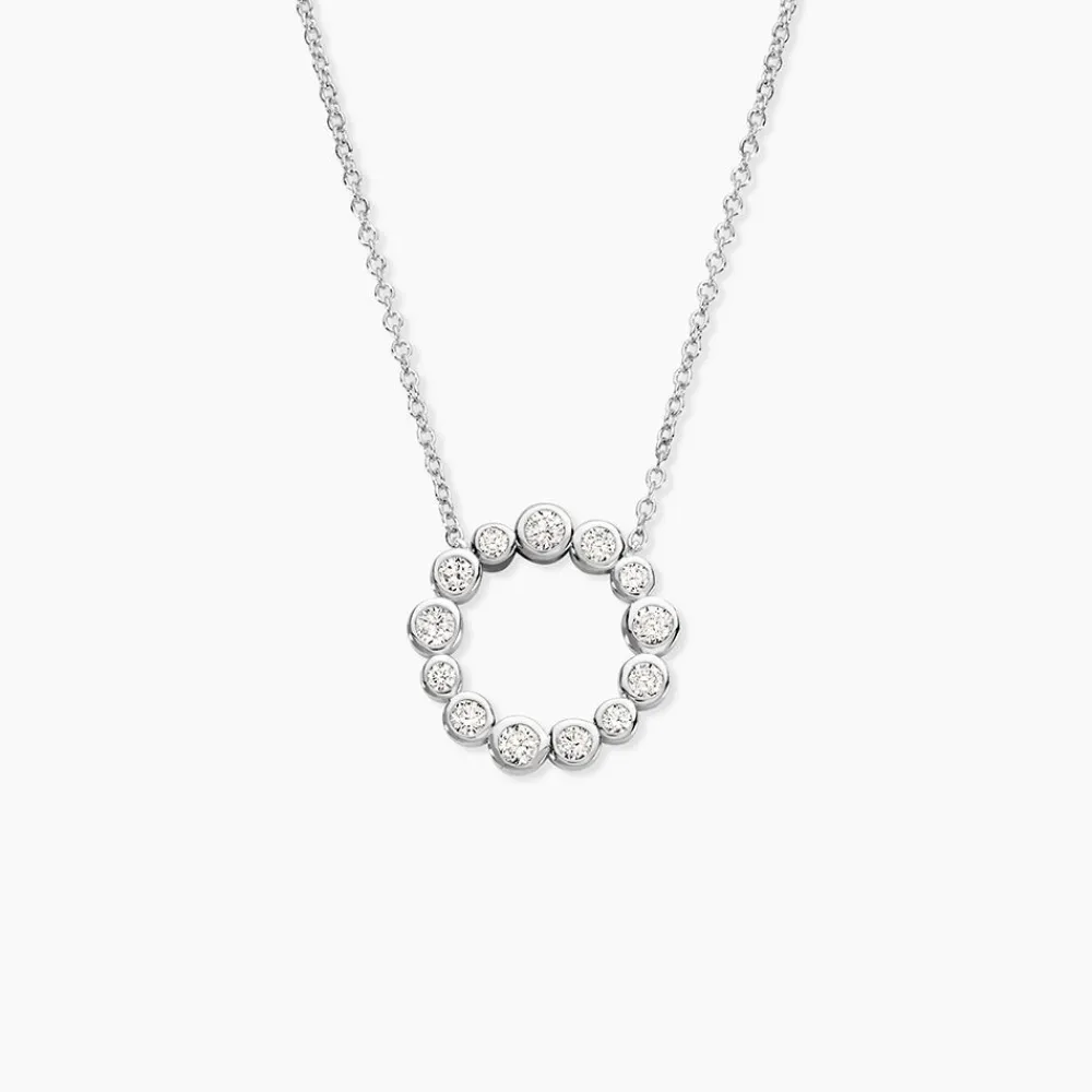 Collier Ryo Argent Blanc Oxyde De Zirconium|Marc Orian Discount