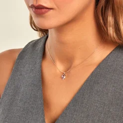 Collier Sagesse Or Jaune Améthyste Oxyde De Zirconium|Marc Orian Online