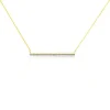Collier Sahteene Or Jaune Diamant