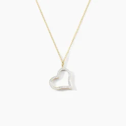 Collier Sallie Or Jaune Strass
