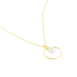 Collier Salvine Or Jaune Perle De Culture