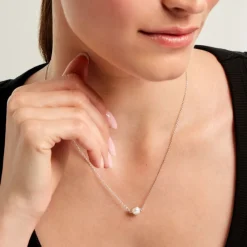 Collier Sari Argent Blanc Perle De Culture Oxyde De Zirconium|Marc Orian Hot