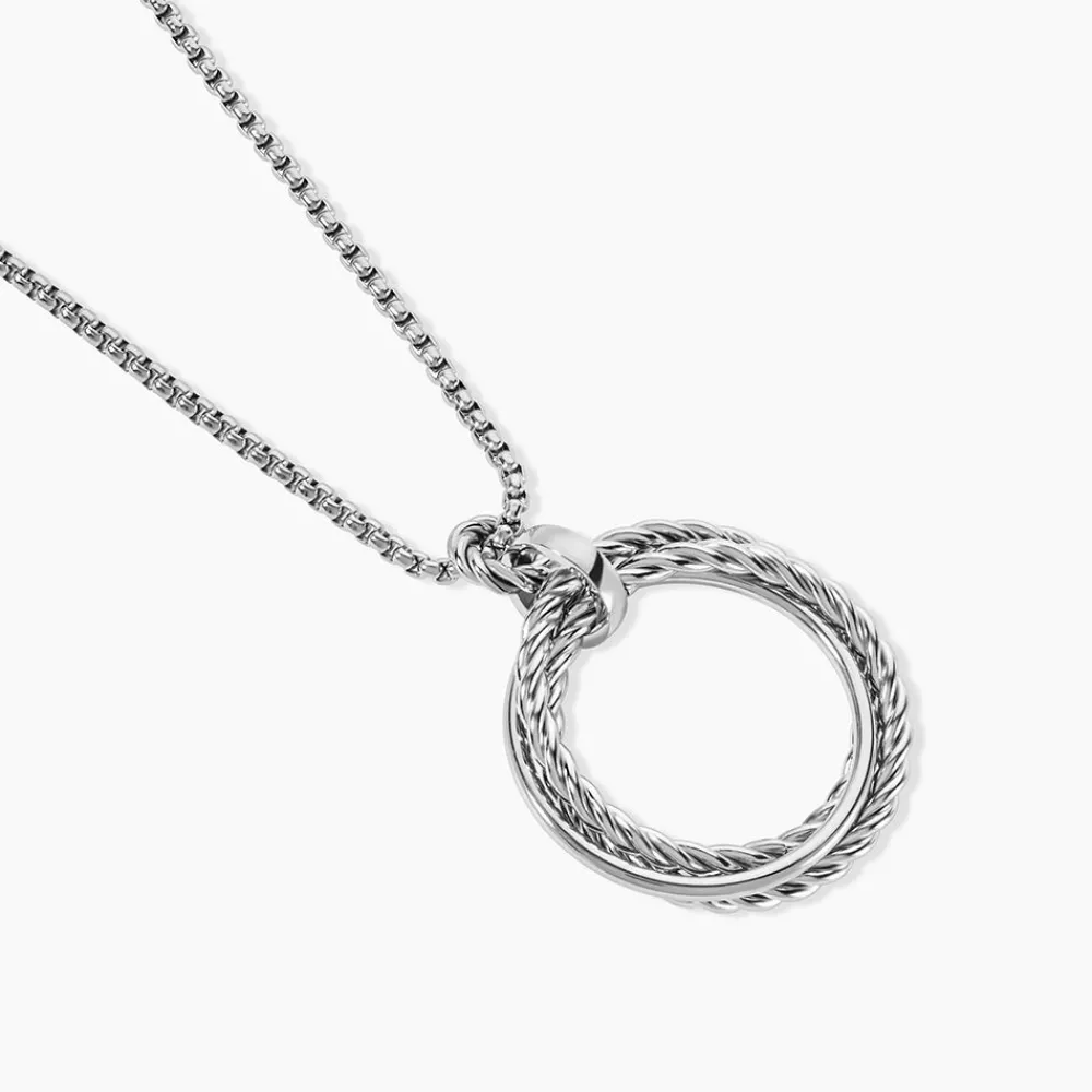 Collier Sautoir Acier Blanc Galaad|Marc Orian Best