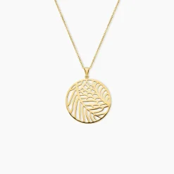Collier Sautoir Acier Doré Jami