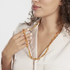Collier Sautoir Cososus Ambre|Marc Orian Sale