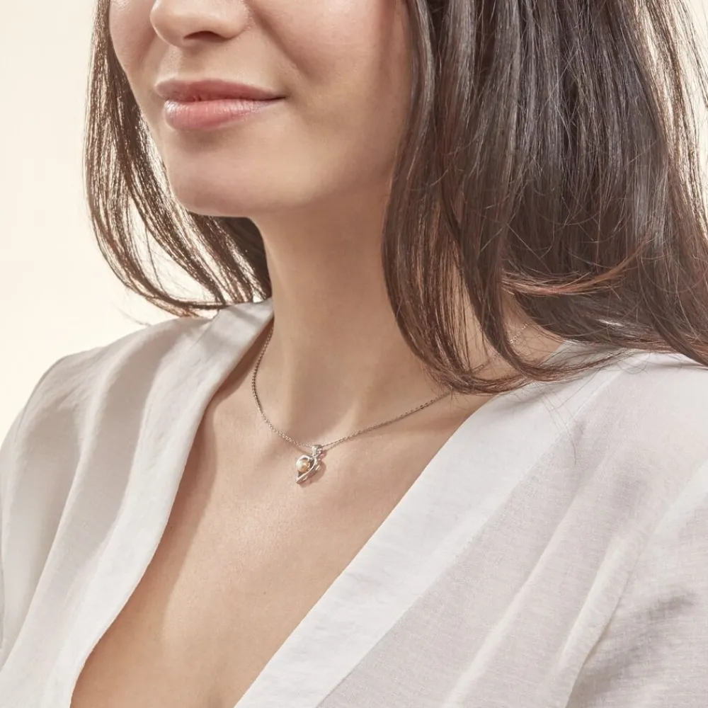 Collier Saynaae Argent Blanc Perle De Culture|Marc Orian Sale
