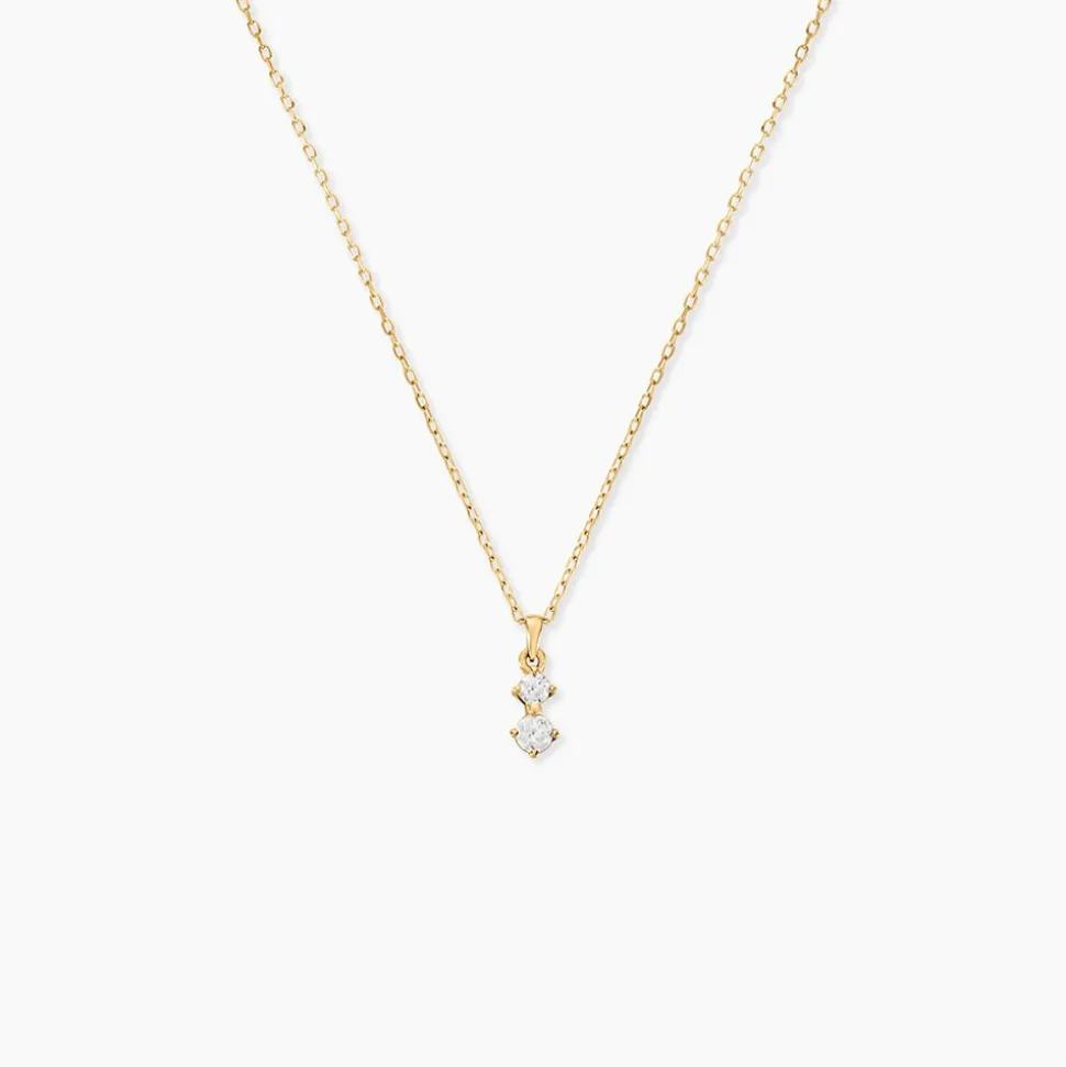 Collier Serenya Or Jaune Diamant Synthétique