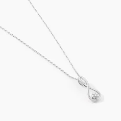 Collier Shaeen Or Blanc Diamant|Marc Orian Clearance