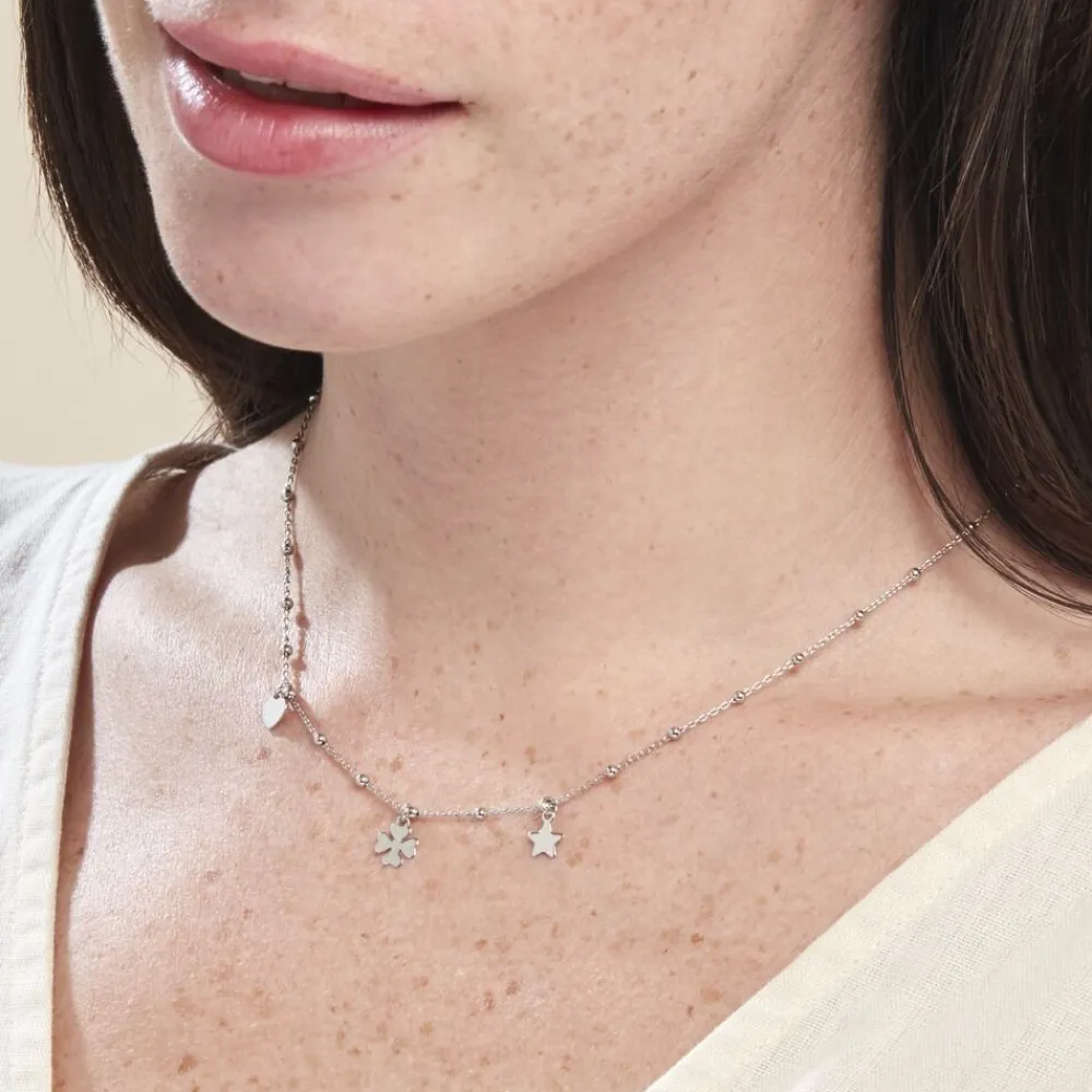 Collier Shyama Argent Blanc|Marc Orian Hot