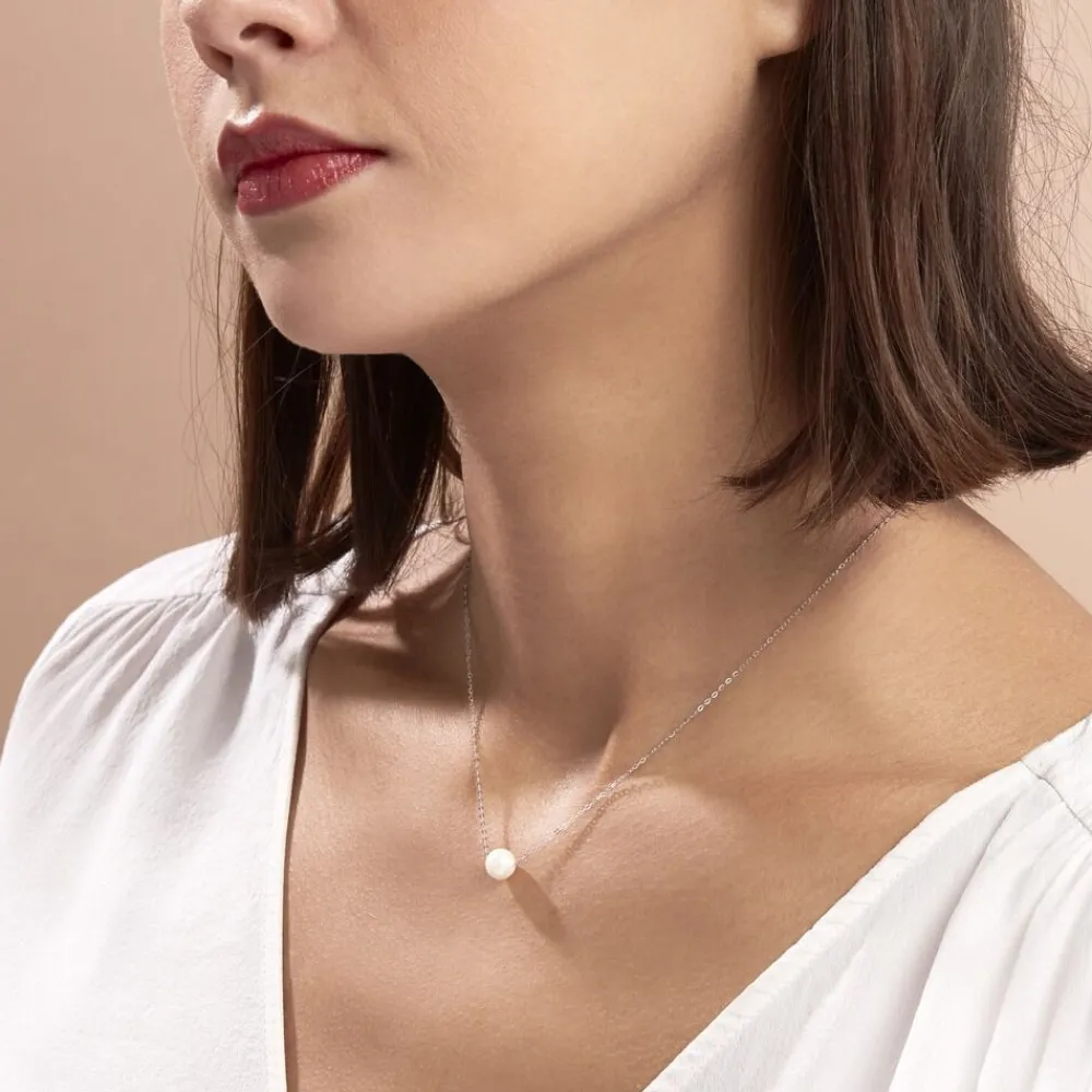Collier Sissy Or Blanc Perle De Culture|Marc Orian Online