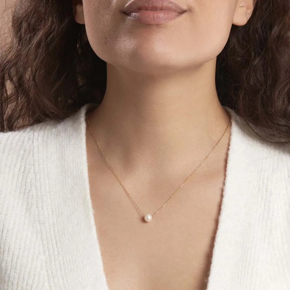 Collier Sissy Or Jaune Perle De Culture|Marc Orian New