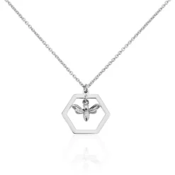 Collier Sitia Argent Blanc|Marc Orian Hot
