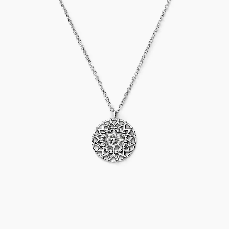 Collier Sophina Argent Blanc